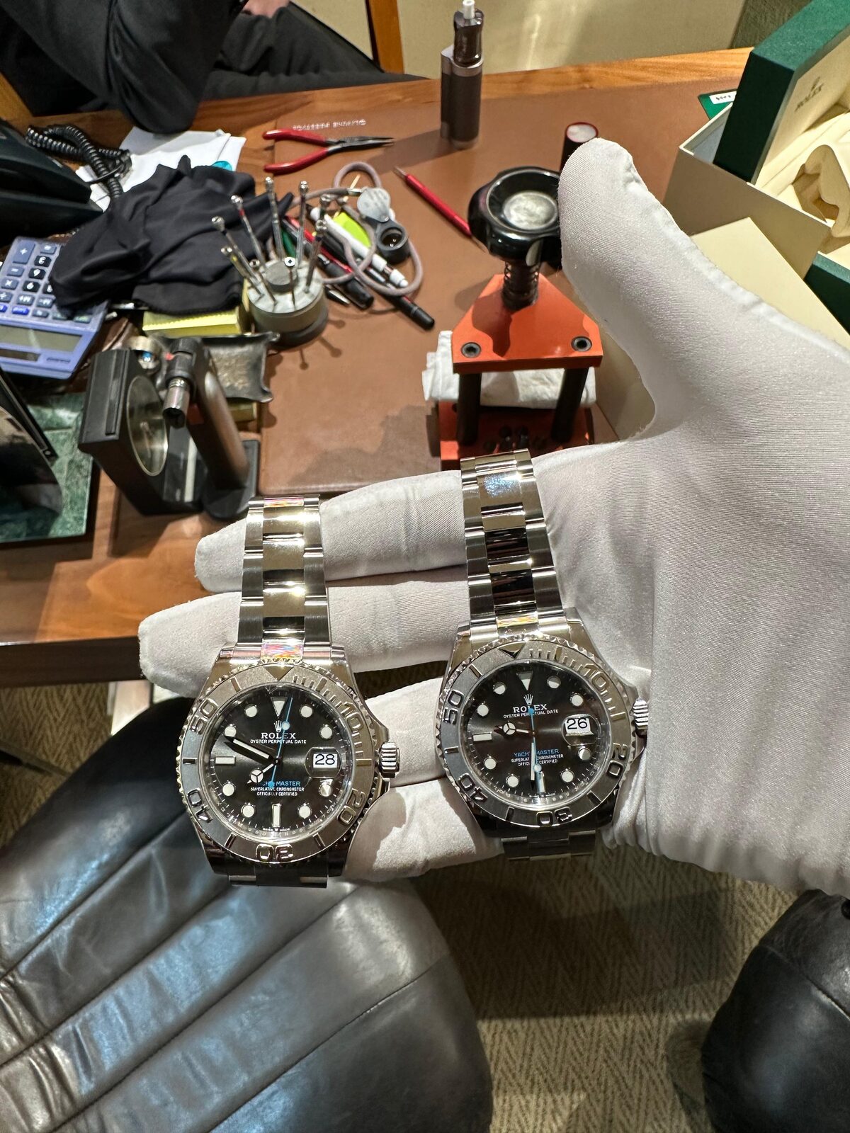 At the workshop